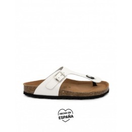 AUTENTI Sandalias Suela Corcho Blancas