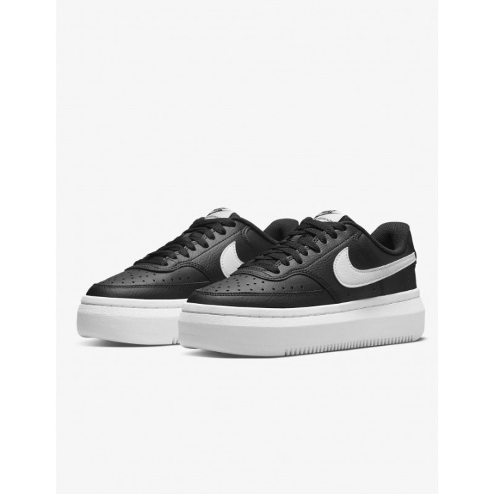 NIKE Zapatillas Plataforma Court Vision Negras