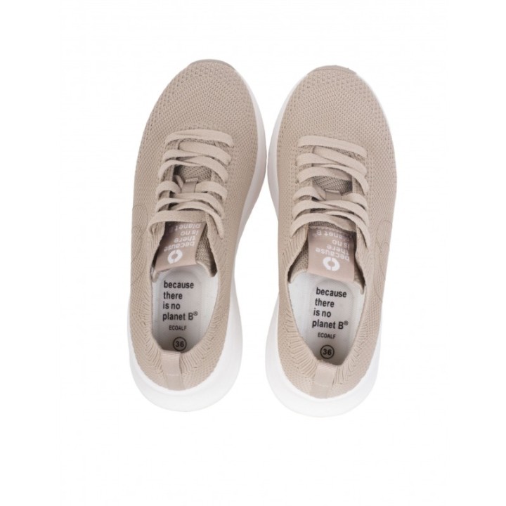 Zapatillas Punto Veganas ECOALF Conde Beige
