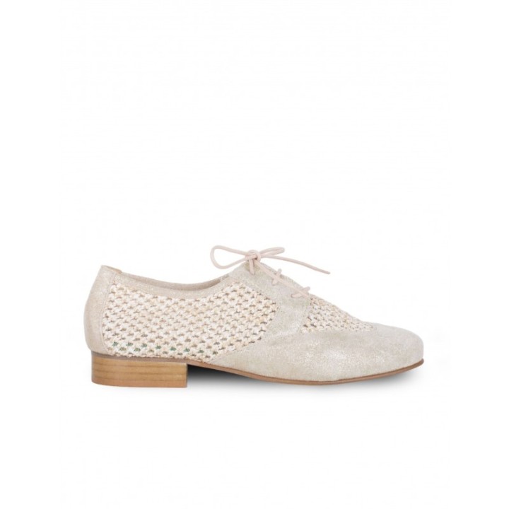 Blucher Trenzado Beige SALONISSIMOS