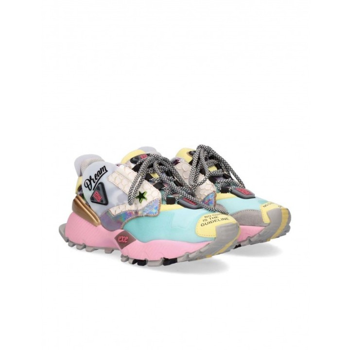 Zapatillas Plataforma Colores Pastel EXE