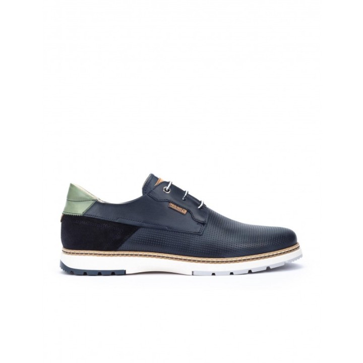 Zapatos Blucher Piel PIKOLINOS Azules