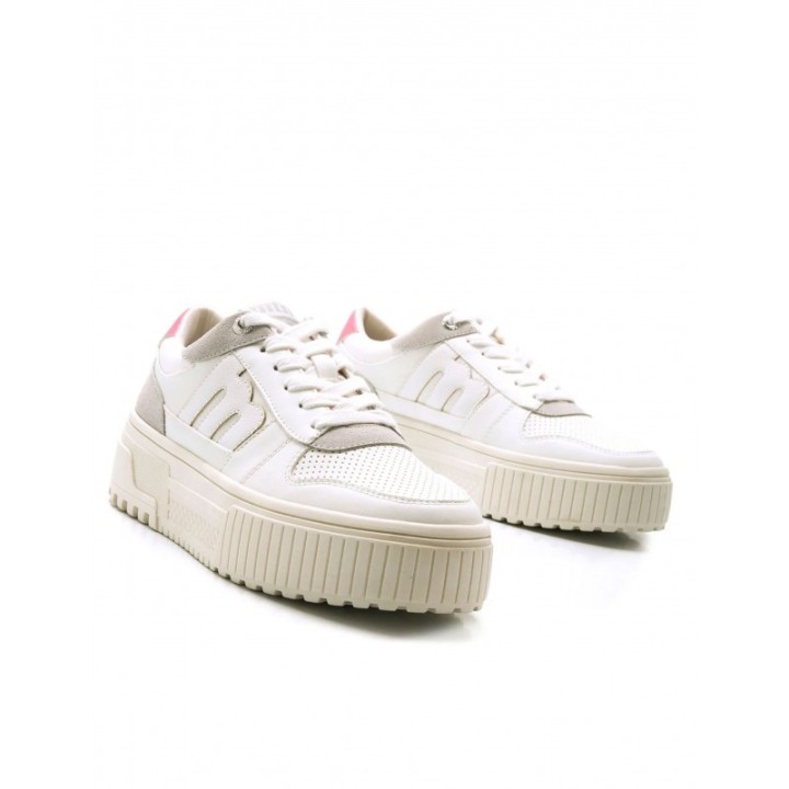 Zapatillas Blancas Plataforma Tower MUSTANG