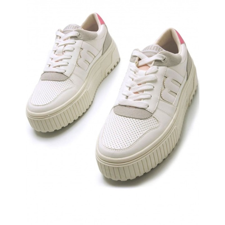 Zapatillas Blancas Plataforma Tower MUSTANG