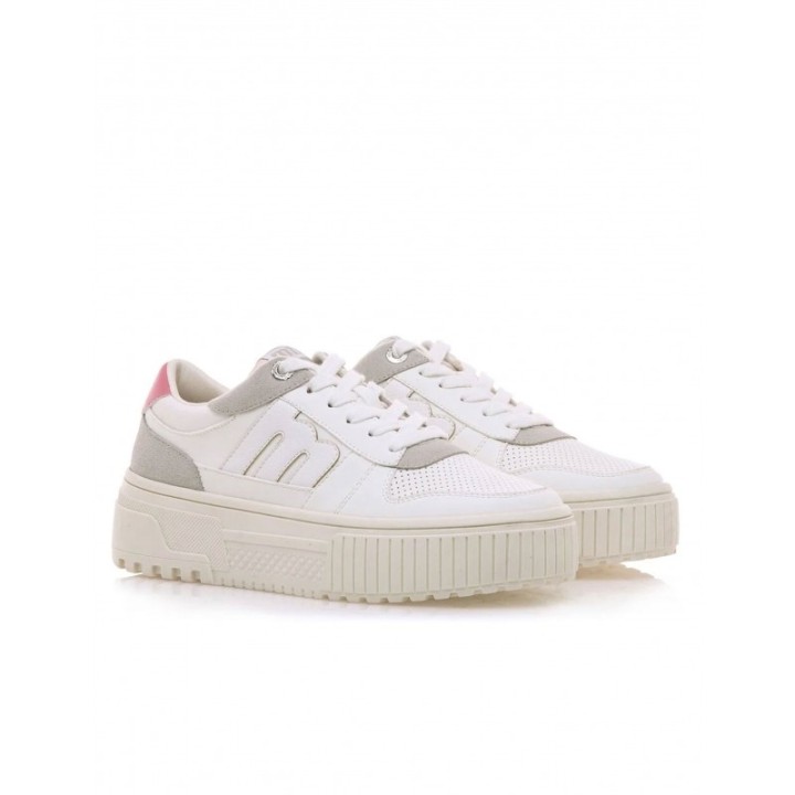 Zapatillas Blancas Plataforma Tower MUSTANG