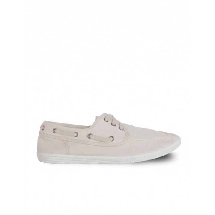Zapatillas Nauticas Beige NATURAL WORLD
