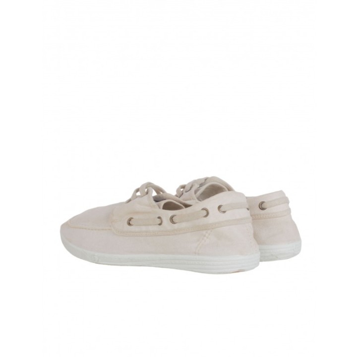 Zapatillas Nauticas Beige NATURAL WORLD