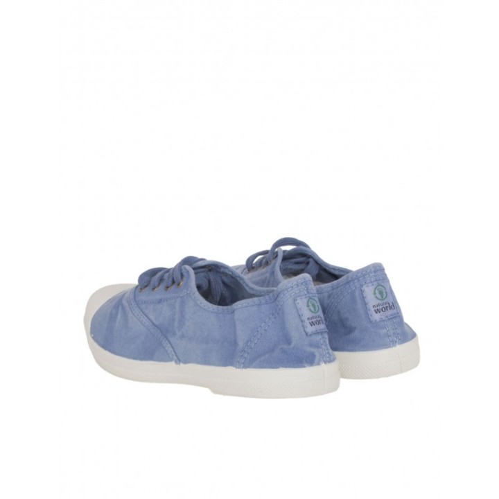 Zapatillas Lona Puntera Azules NATURAL WORLD