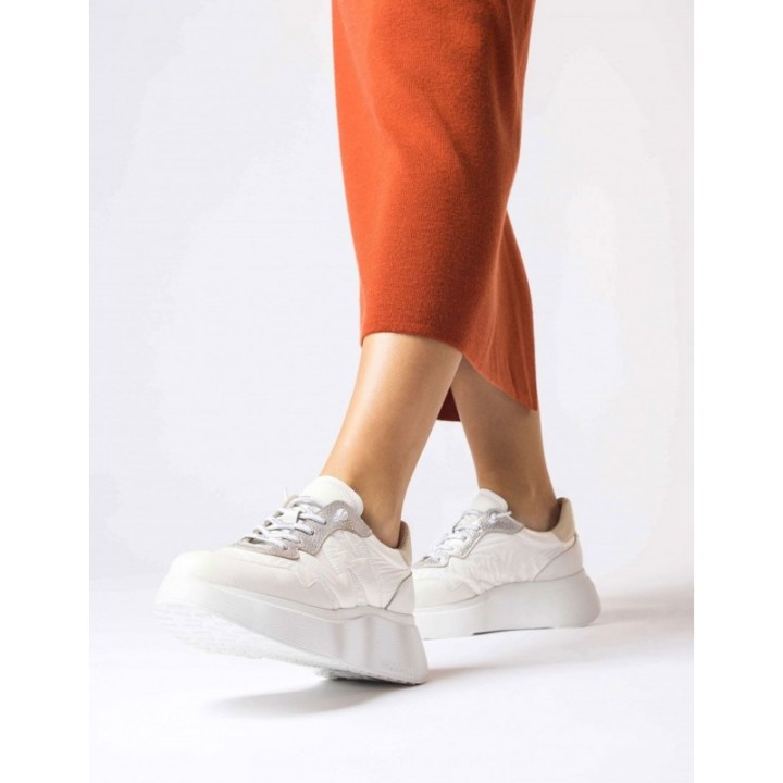 Zapatillas Blancas Plataforma WONDERS