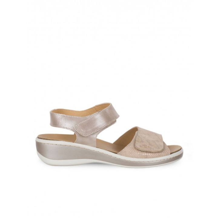 Sandalias Velcro Beige DOCTOR CUTILLAS