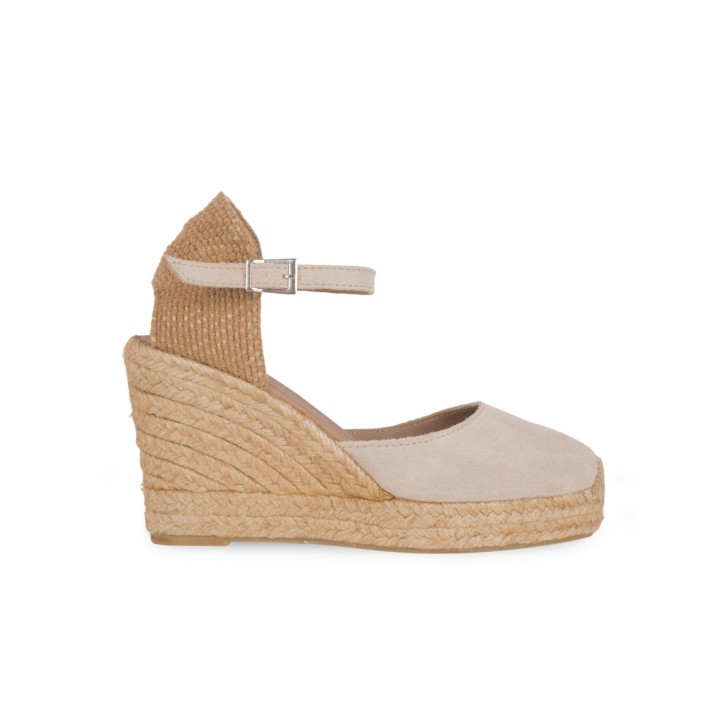 Alpargatas Cuna Alta Beige PERA LIMONERA