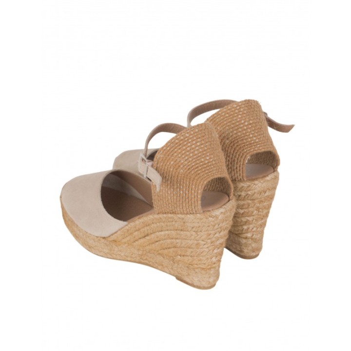 Alpargatas Cuna Alta Beige PERA LIMONERA
