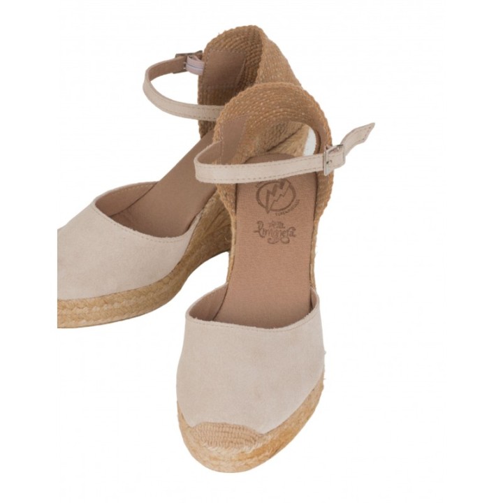 Alpargatas Cuna Alta Beige PERA LIMONERA