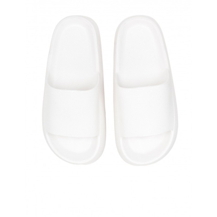 Chanclas Pala Plataforma Blancas