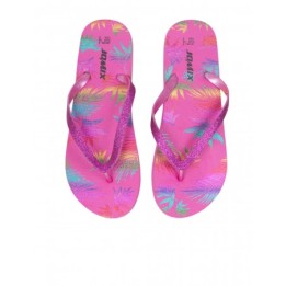 Chanclas Dedo Estampadas Fucsia
