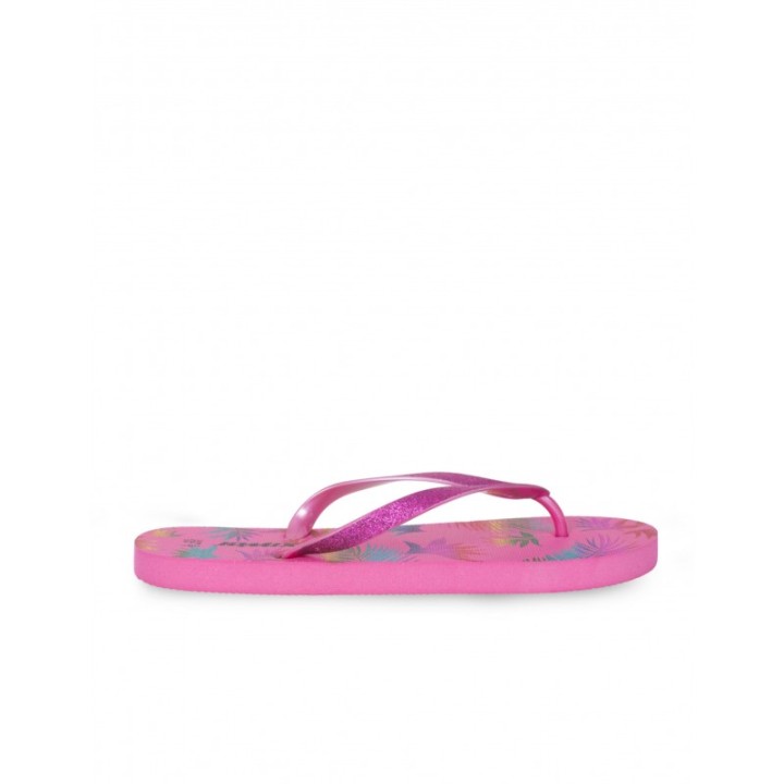 Chanclas Dedo Estampadas Fucsia