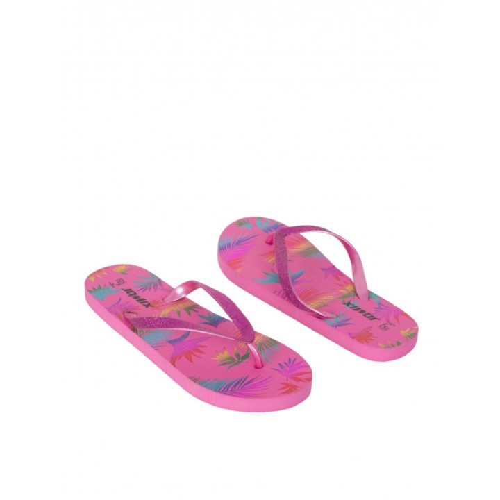 Chanclas Dedo Estampadas Fucsia