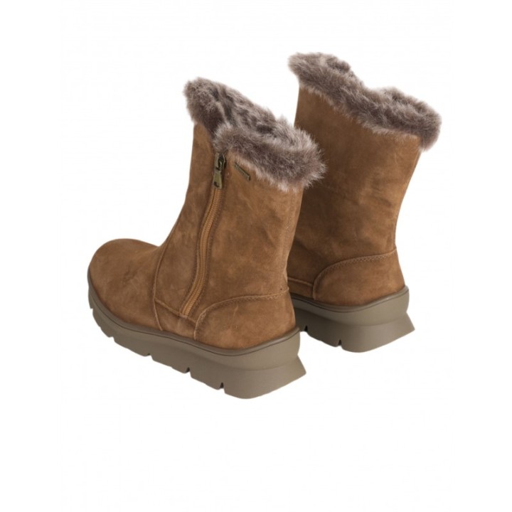 Botas Impermeables Marrones Cremallera