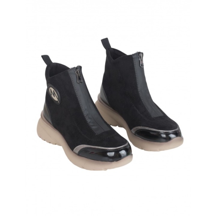 Botines Deportivos Impermeables Negro