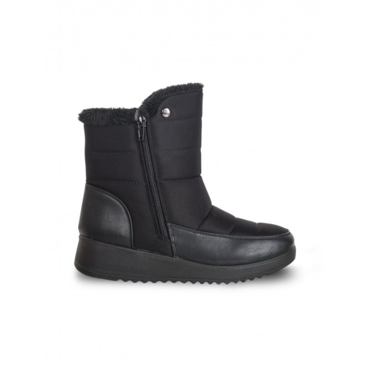 Botas Pelo Acolchadas Negras AMARPIES
