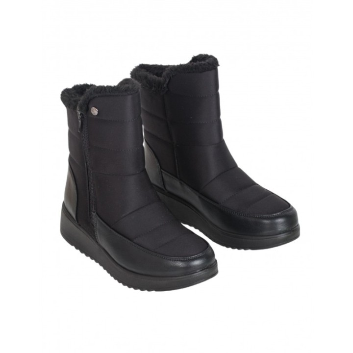 Botas Pelo Acolchadas Negras AMARPIES