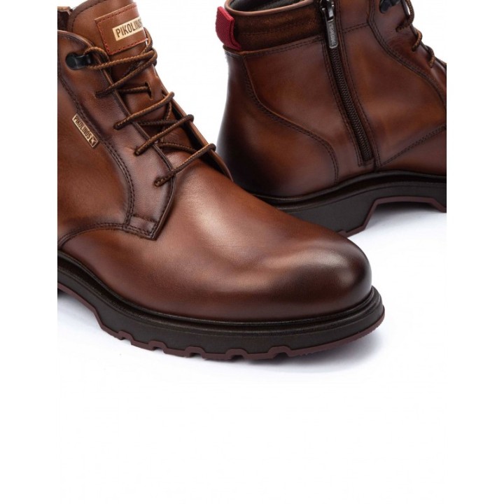 PIKOLINOS Botines Cordones Marron Cuero