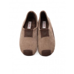 VULLADI Zapatillas Casa Pana Marron Cerradas