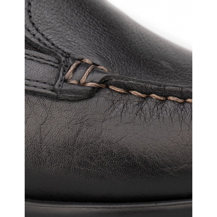 FLUCHOS Mocasines Piel Negros