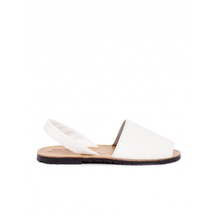 Sandalias Menorquinas Piel Blanco