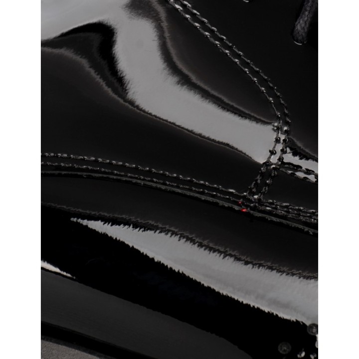 Zapatos Negros Vestir Hombre Charol Picados
