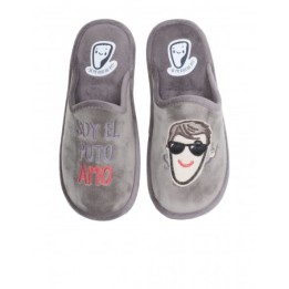SE ME RIEN LOS PIES Zapatillas Soy El Puto Amo Gris