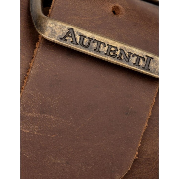 AUTENTI Sandalias Bio Hombre Hebillas Marron