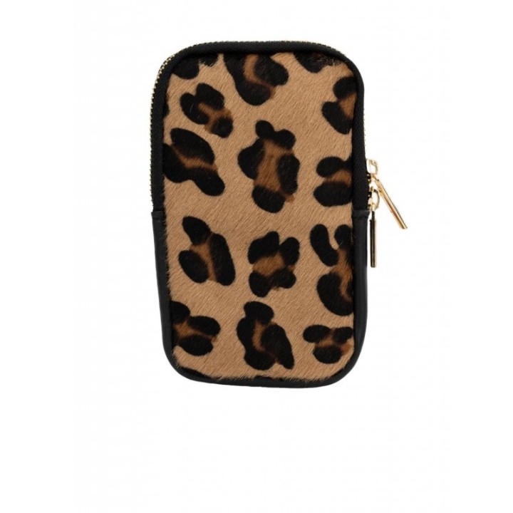 Funda Movil Colgar Piel Leopardo
