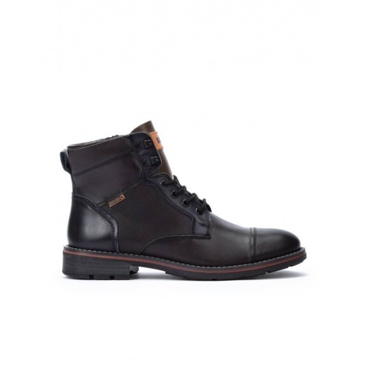 PIKOLINOS Botas Militares Piel Negras