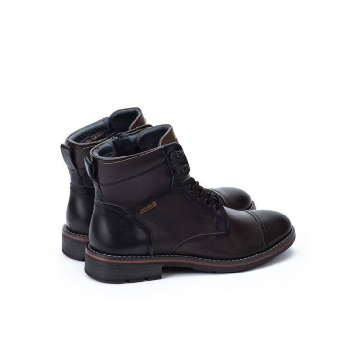 PIKOLINOS Botas Militares Piel Negras