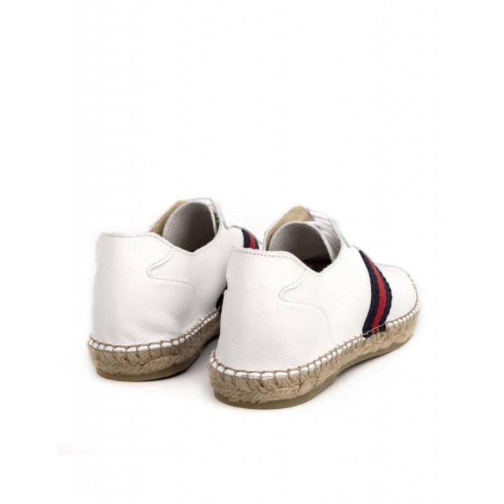 Alpargatas Blancas Cordones PERA LIMONERA