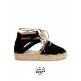 Alpargatas Lace Up PERA LIMONERA Negro