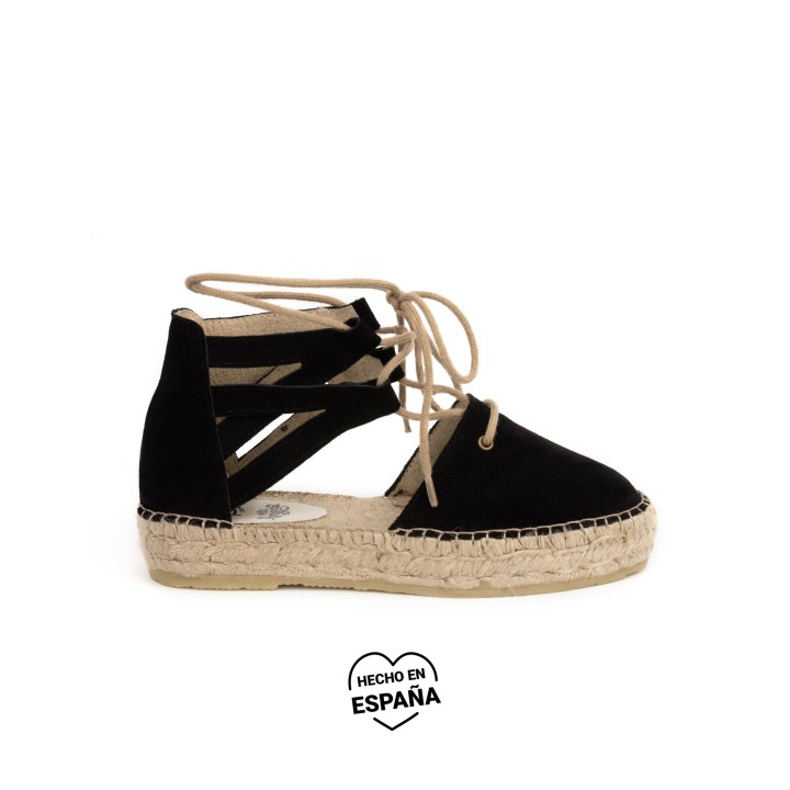 Alpargatas Lace Up PERA LIMONERA Negro