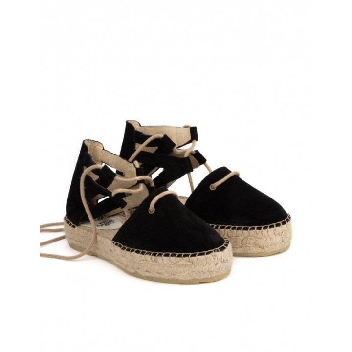 Alpargatas Lace Up PERA LIMONERA Negro