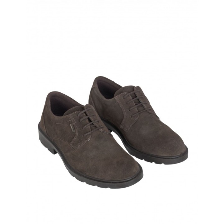 Zapatos Impermeables Cordones Marron