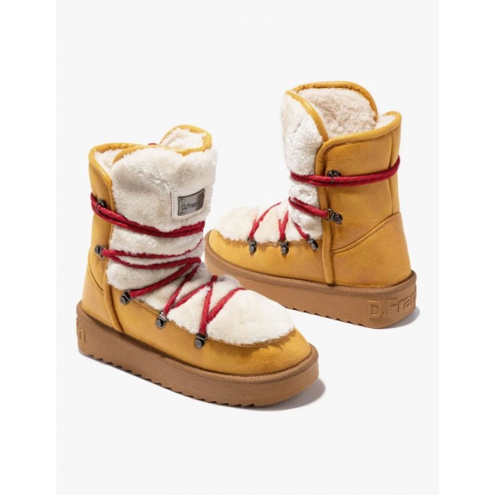 DR FRANKLIN Botas Australianas Cordones Rojos