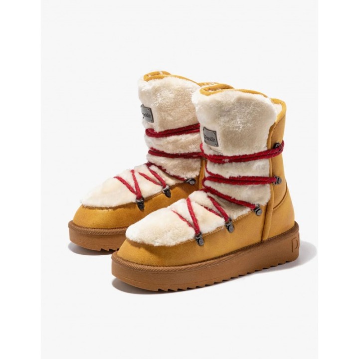 DR FRANKLIN Botas Australianas Cordones Rojos