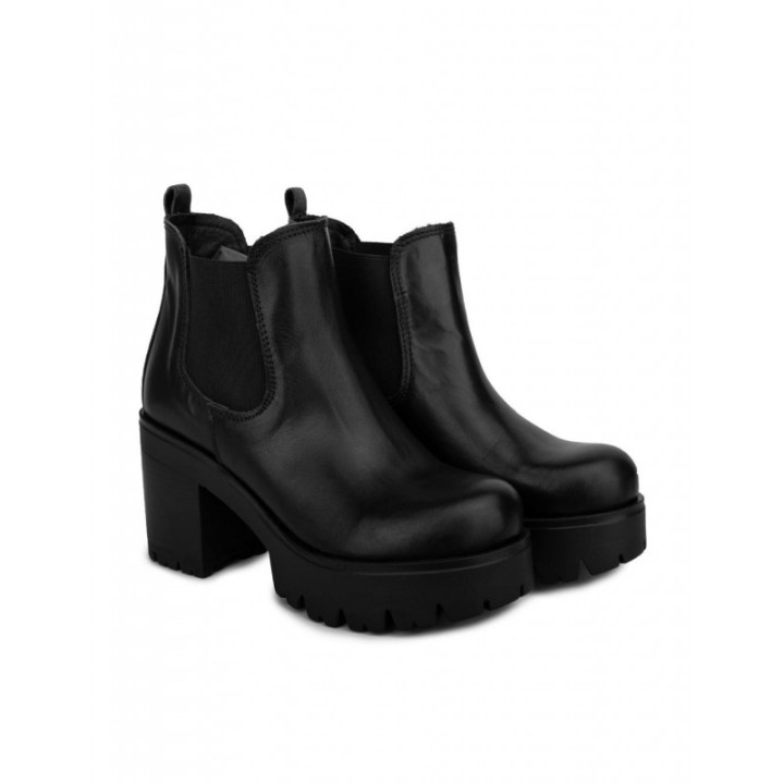 Botines Elasticos Tacon PERA LIMONERA