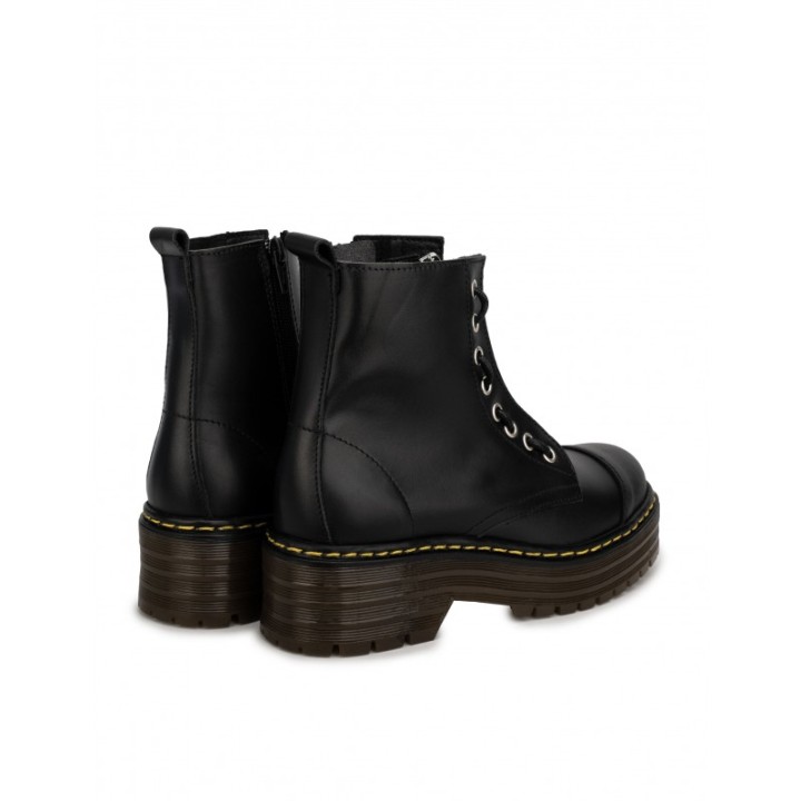 Botas Militares Plataforma Cremallera PERA LIMONERA