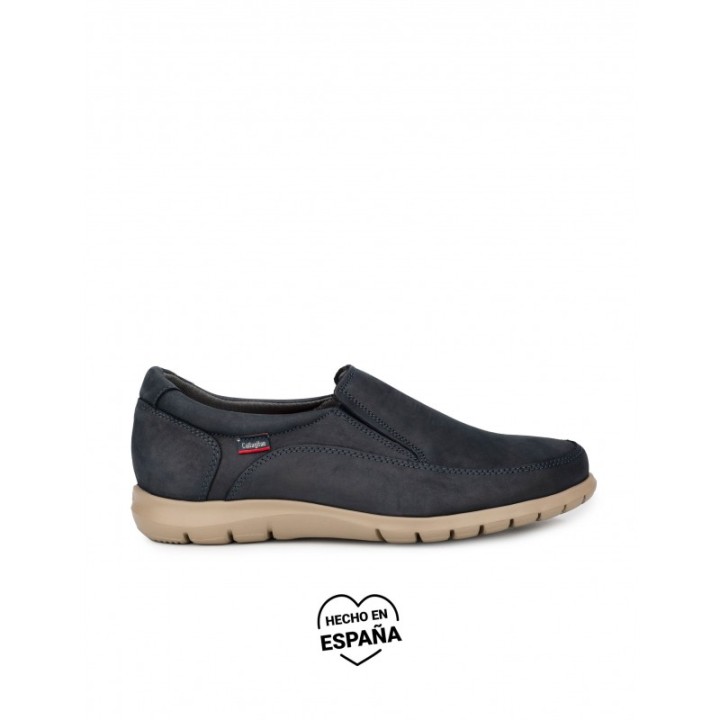 CALLAGHAN Zapatos Elasticos Nobuck Azul Marino