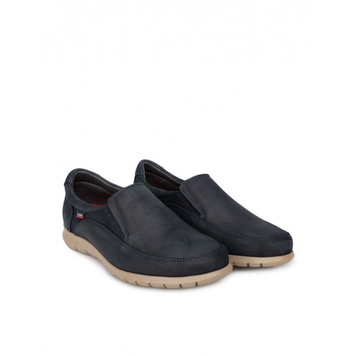 CALLAGHAN Zapatos Elasticos Nobuck Azul Marino