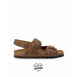 AUTENTI Sandalias Bio Tira Trasera Marron