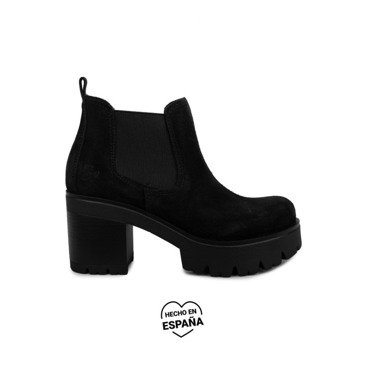 Botines Chelsea Tacon Plataforma PERA LIMONERA