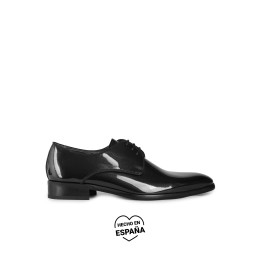 Zapatos Vestir Negros Charol Destellos Hombre
