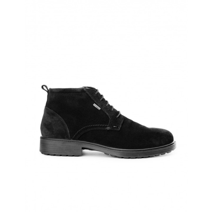 Botines Impermeables Ante Negro